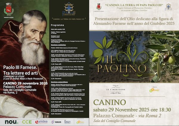 Presentazione dell'Olio dedicato a Papa Paolo III